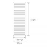 Metro Stainless Steel Towel Radiator