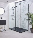 Kartell Nero Black Wet Room Screen