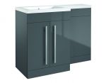 Kartell Matrix 2 Door L Shaped Furniture Pack 1100mm - Includes Cistern